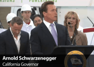 Arnold Schwarzenegger in Stockton