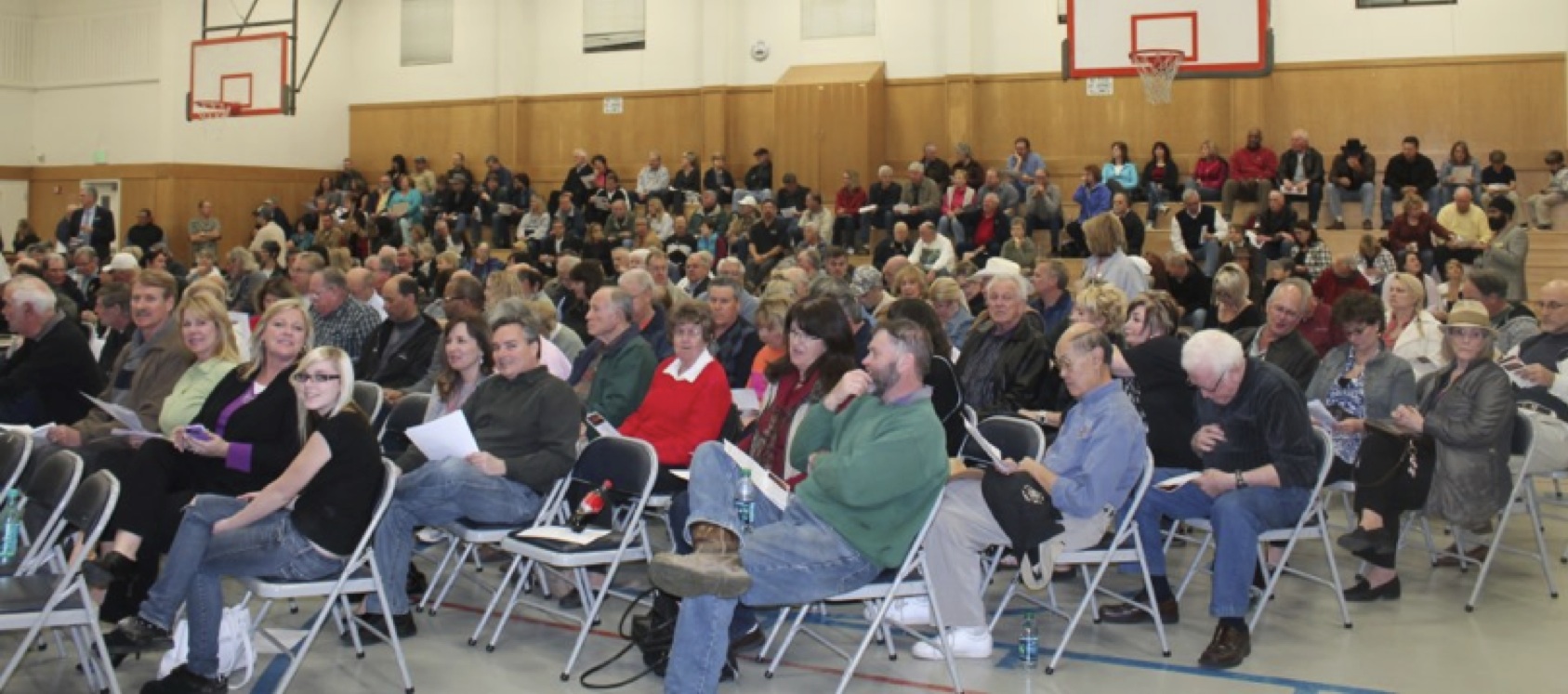 400+ at the Town Hall Meeting